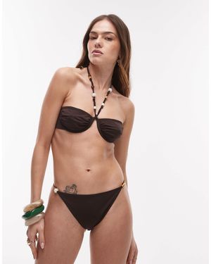 & Other Stories – trägerloses bikinioberteil - Braun