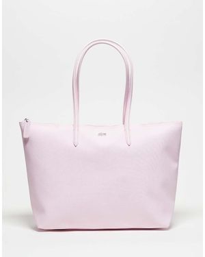 Lacoste Borsa Shopping Chiaro - Rosa
