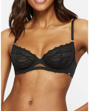 KBX Lola Non Pad Balcony Bra - Black