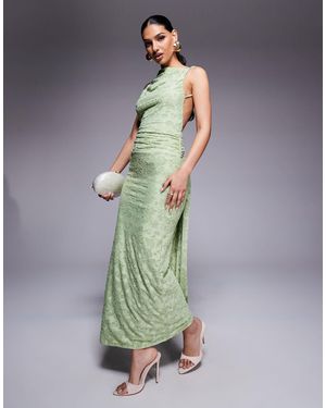 ASOS – ärmelloses maxikleid - Grün