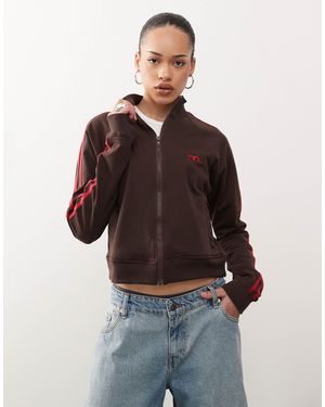 Motel Niskala Zip Through Sweat - Brown