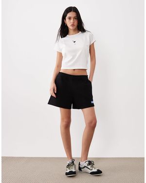 HUGO Box Logo Jersey jogger Shorts - White