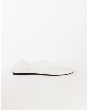 TOPSHOP Zapato Plano Tipo Bailarina De Malla En - Neutro