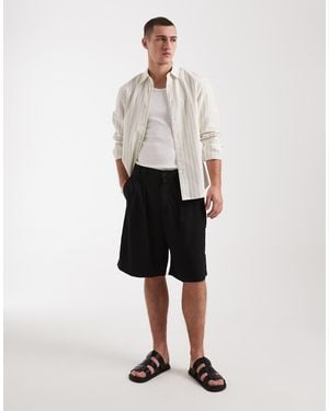 Cotton On Super Pleated baggy Shorts - White