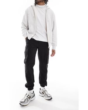 Only & Sons – schmal zulaufende funktions-cargohose - Weiß