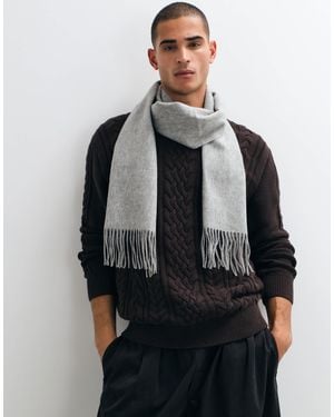 Jack & Jones Wool Tassle Scarf - Black