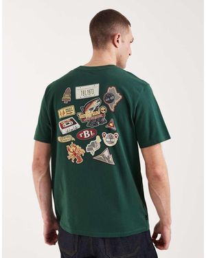 Timberland Magnet Back Graphic Tee - Green