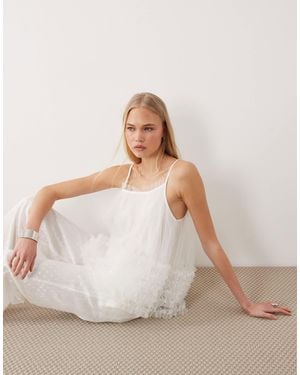 Sister Jane Bridal Tulle Cami Top - Natural
