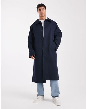 ASOS – oversize-trenchcoat - Blau