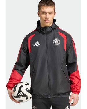 adidas Originals Manchester United 26/27 Tiro All Weather Jacket - Brown