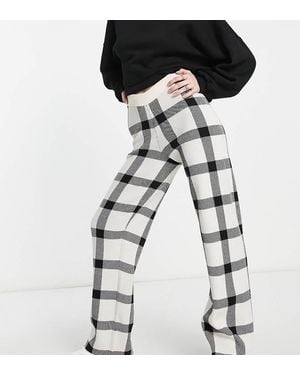 Vero Moda Check Trousers - Black