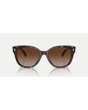 Ralph Ra5305u cat-eye-sonnenbrille mit braunem glas