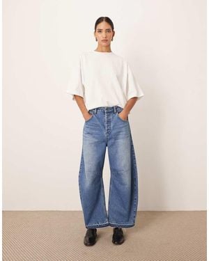 ARRANGE Sydney Released Hem Cropped Jean - Blue