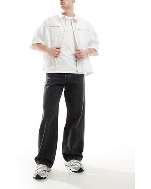 Calvin Klein Jeans Ampi Lavaggio Anni '90 - Bianco