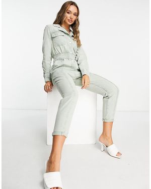 River Island Cargo Jumpsuit - Green