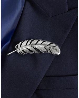 ASOS Feather Brooch - Blue