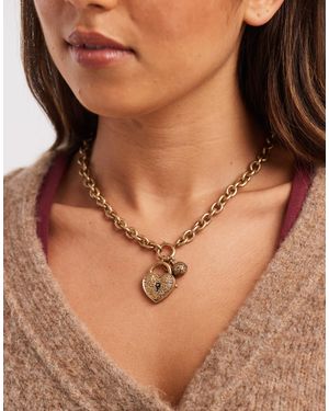 Accessorize – klobige halskette - Braun