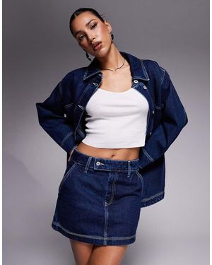 HUGO Garalia Denim Skirt - Blue