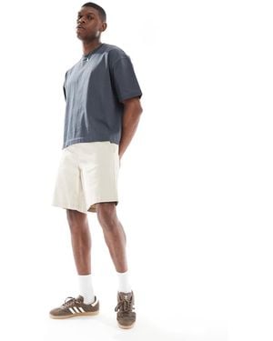 Threadbare Cotton Blend Chino Shorts - Blue