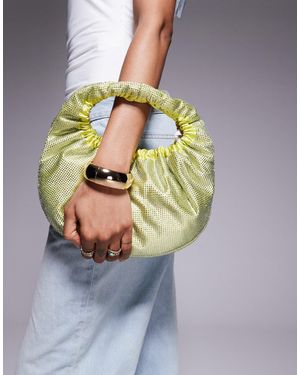 River Island Diamante Shoulder Bag - Gray