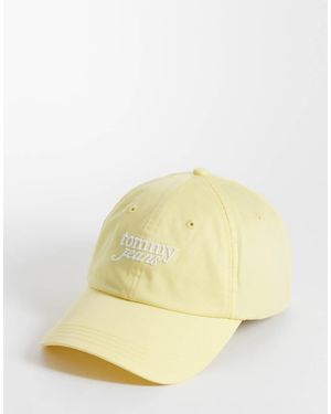 Tommy Hilfiger Gorra Amarilla Con Logo De Texto De -Amarillo - Neutro