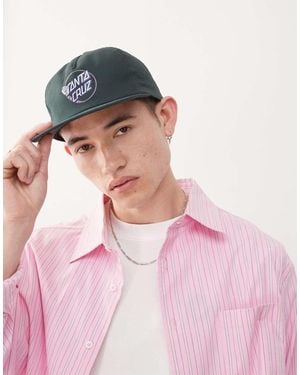 Santa Cruz Ufo Dot Logo Snapback - Pink