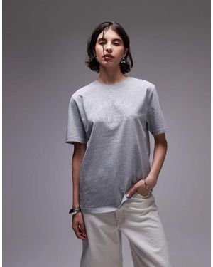 Tommy Hilfiger Relaxed Varsity Logo T-Shirt - Grey