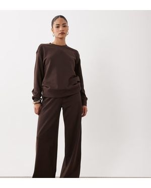 JDY Petite Wijde Joggingbroek Co-Ord - Bruin