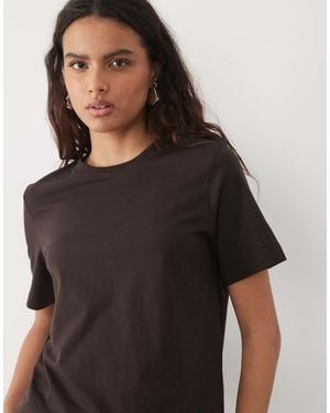 ARKET Camiseta De Manga Corta En - Negro