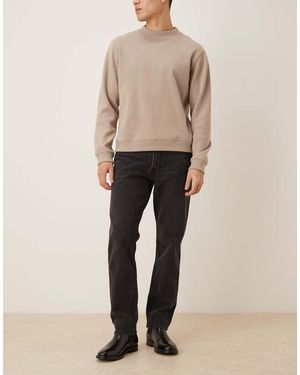 Abercrombie & Fitch Vintage Stretch Straight Jeans - Natural