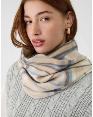 Stradivarius Geruite Sjaal - Grijs