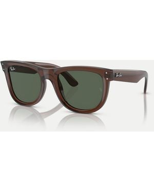 Ray-Ban – eckige wayfarer-sonnenbrille - Braun