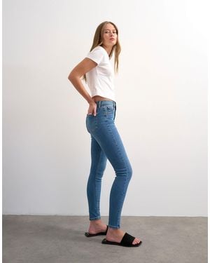 TOPSHOP Jamie Skinny High Rise Jean - Blue