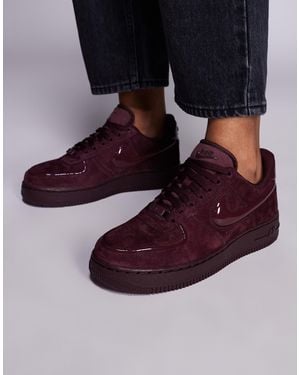 Nike Air Force 1 '07 Bubble Swoosh Sneakers - Purple