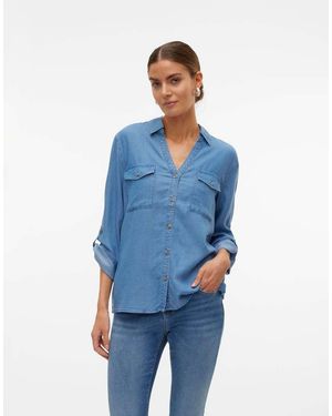 Vero Moda Denim Shirt - Blue