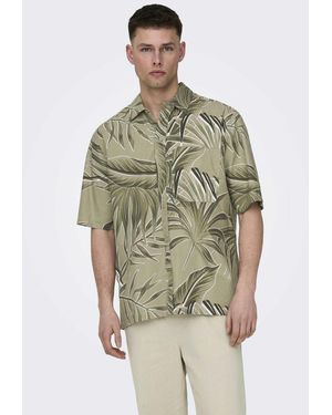 Only & Sons – hemd - Grün