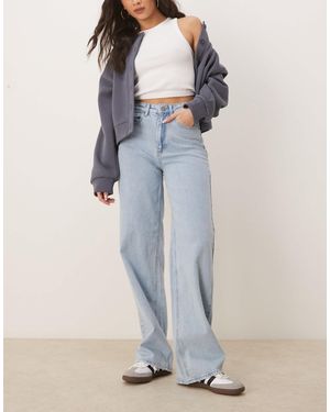 Vila Freya - jean large à taille haute - clair - Bleu