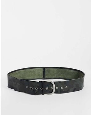 ASOS Leather Belt - Green