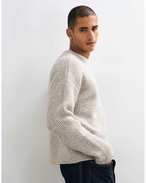 Weekday Maglione A Maglia Grossa - Bianco