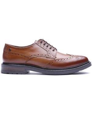 Base London Tanner Brogue Shoe - Brown
