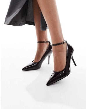 New Look Ankle Strap Heeled Shoes - Black