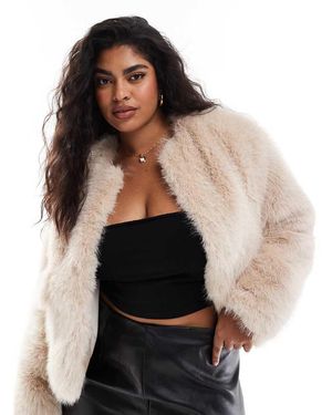 4th & Reckless Cropped Jack Van Imitatiebont Met Zakdetail - Zwart
