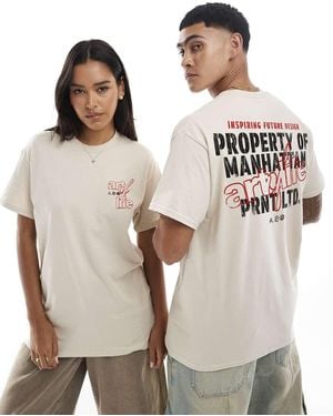 PRNT Property Of T-Shirt - Natural