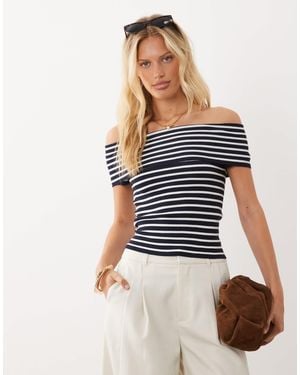 Mango Teen Short Sleeve Top - Blue
