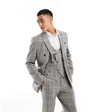 Harry Brown Slim Fit Suit Jacket - Grey