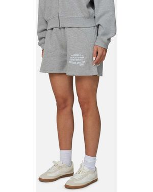 Good For Nothing Pantaloncini Ampi Grigi Con Logo Ricamato - Grigio