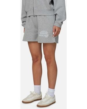 Good For Nothing Baggy Shorts With Embroidered Logo - Grey