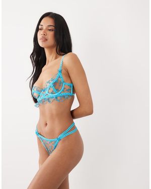 Untold Story Too Pretty To Chase Thong - Blue