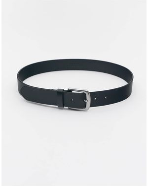 Pull&Bear – gürtel aus 100% leder - Blau