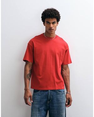 Weekday Loose Boxy Fit T-shirt - Red